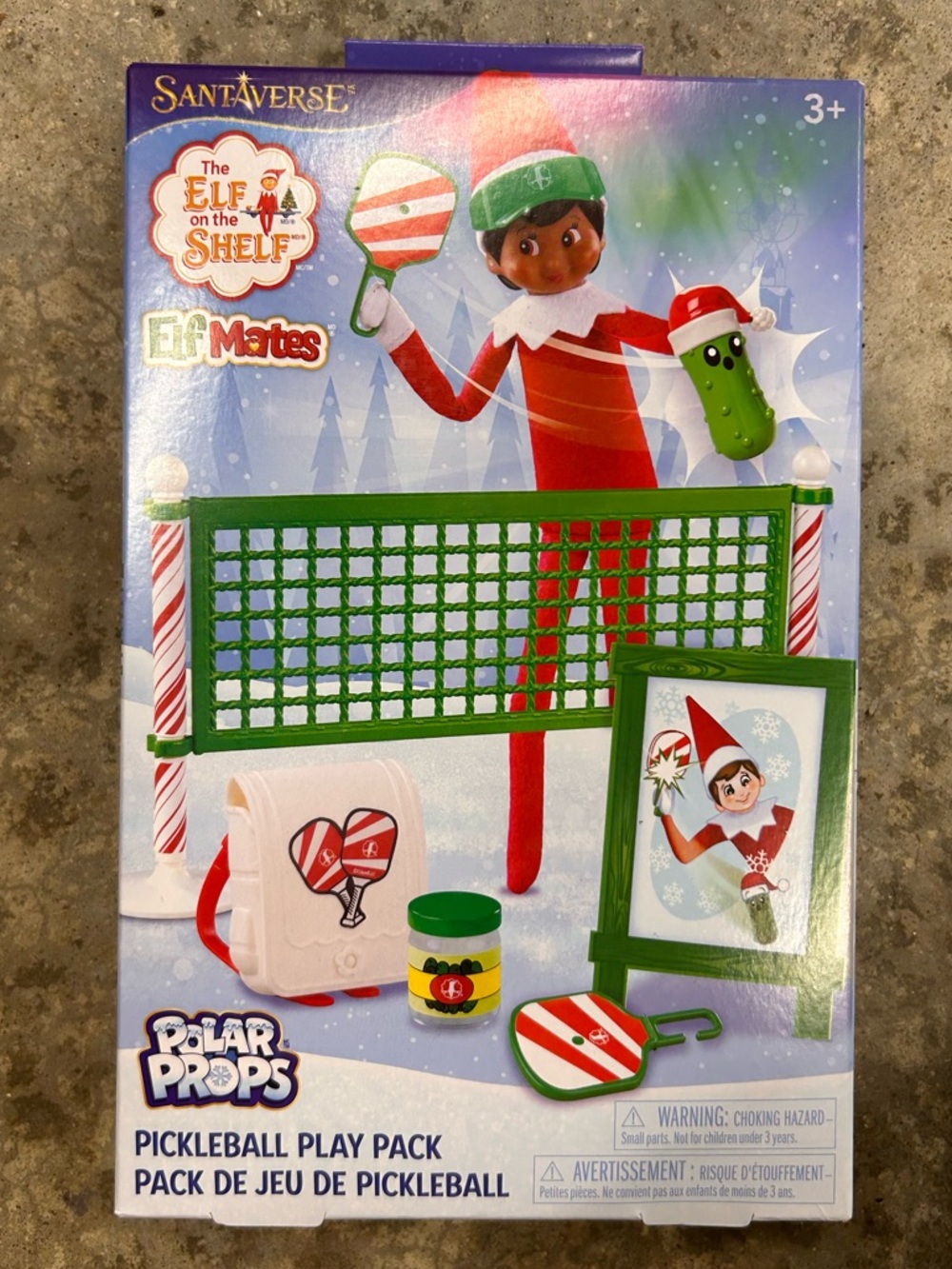 New The Elf on the Shelf Polar Props Pickleball Play Pack Set - Elf Props and Ac